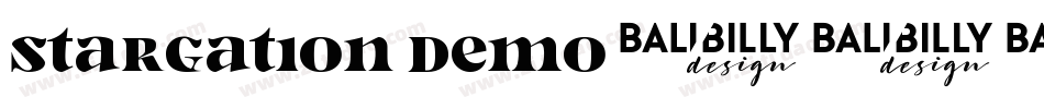 Stargation DEMO字体转换